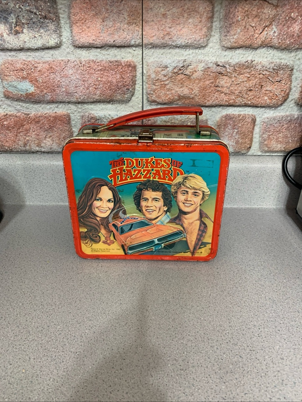 Vintage Dukes of Hazard metal lunch box no thermos